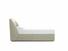 Jasmine Single Ottoman In Dove fabric