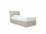 Willow Single Ottoman In Dove fabric