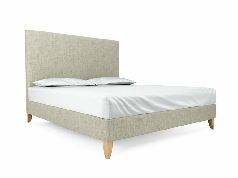 Burdock (Tall) Super King Size Bed Frame In Dove fabric