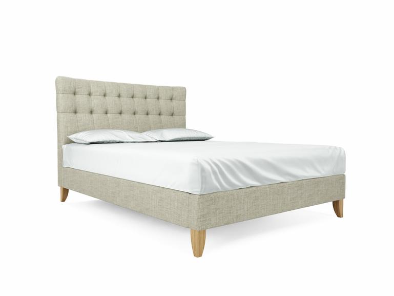Daisy King Size Bed Frame In Dove fabric