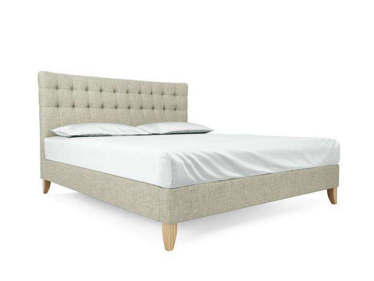 Daisy Super King Size Bed Frame In Dove fabric