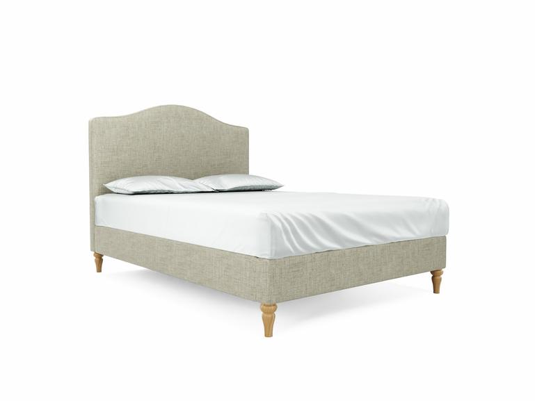 Primrose Double Bed Frame In Dove fabric