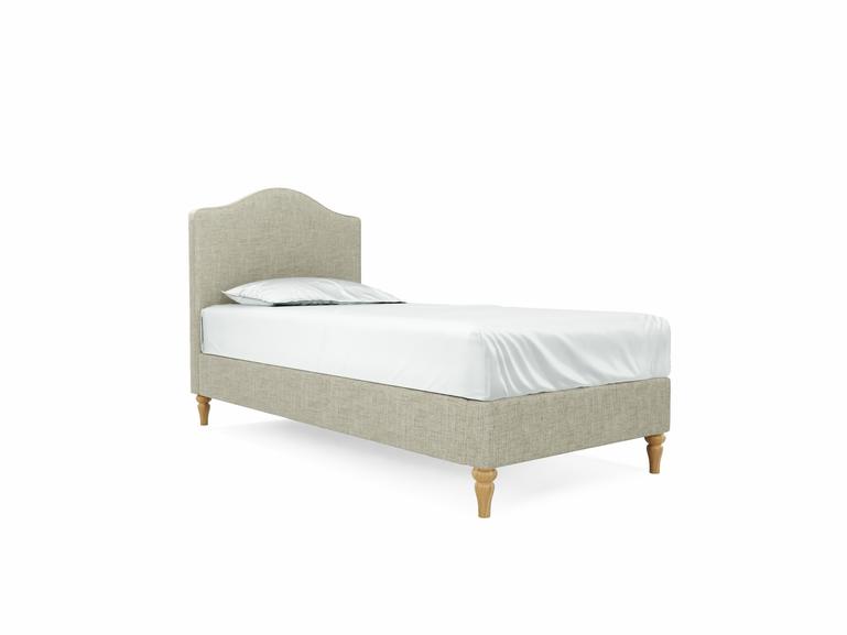 Primrose Single Bed Frame In Dove fabric