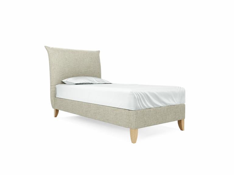 Willow Single Bed Frame In Dove fabric