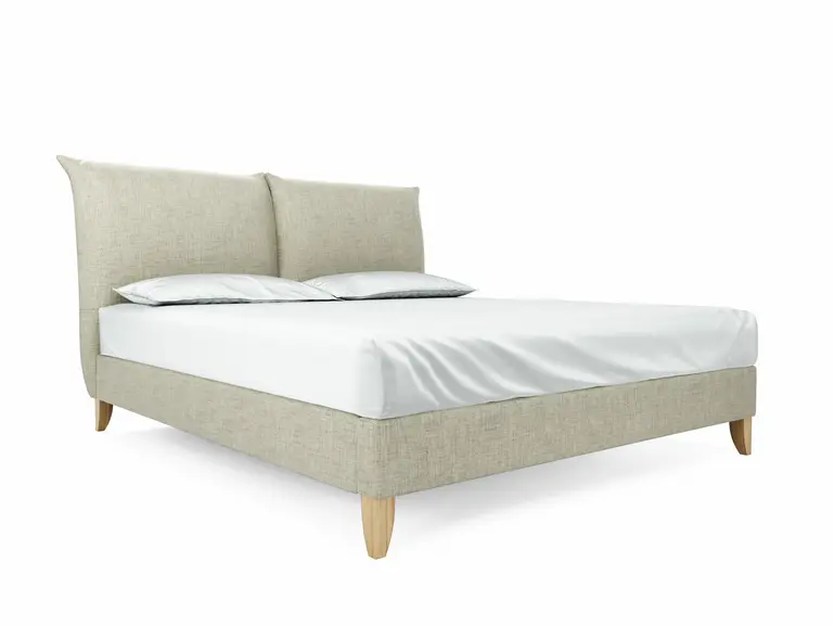 Willow Super King Size Bed Frame In Dove fabric