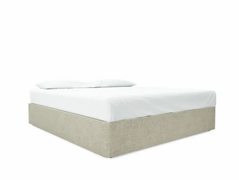 Base Only Super King Size Divan In Dove fabric