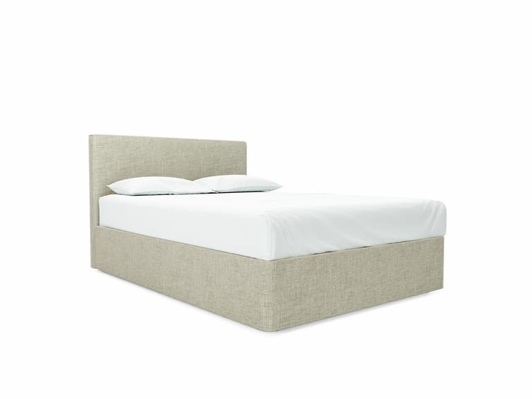 Burdock Double Divan In Dove fabric