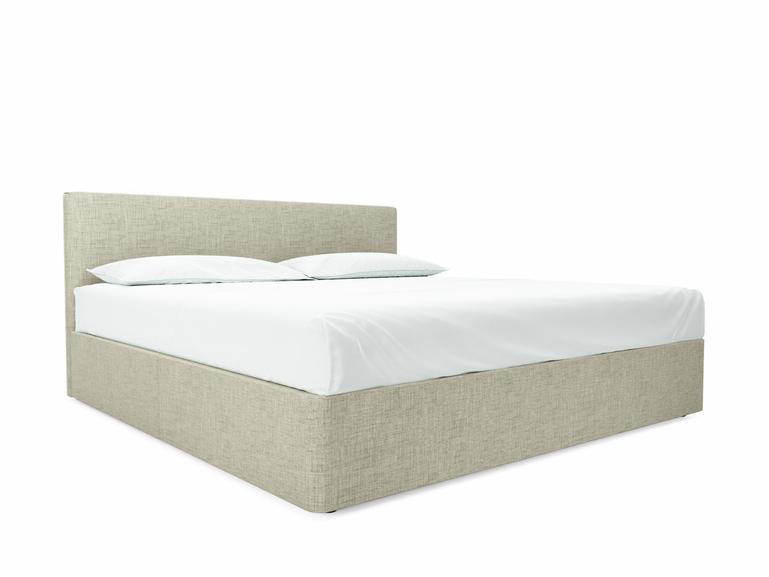 Burdock Emperor Divan In Dove fabric