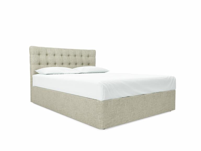 Daisy King Size Divan In Dove fabric