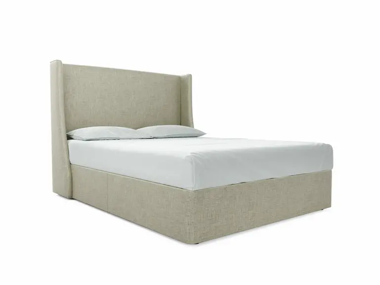 Holly King Size Divan In Dove fabric