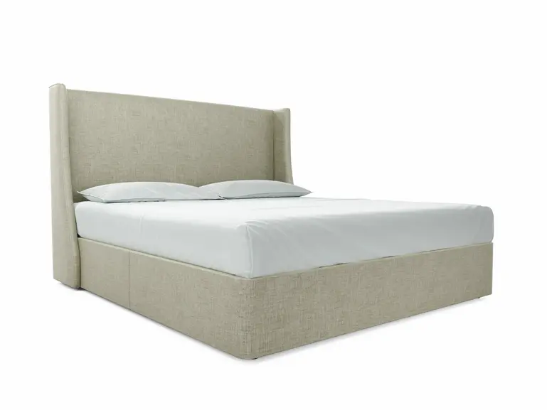 Holly Super King Size Divan In Dove fabric