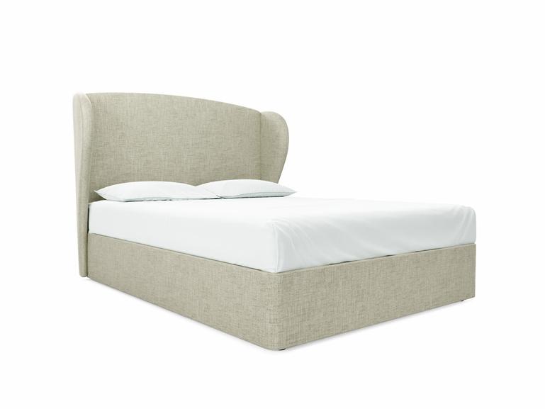 Lupin King Size Divan In Dove fabric