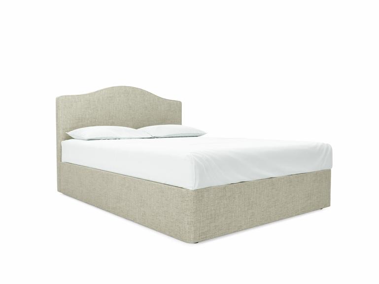 Primrose King Size Divan In Dove fabric