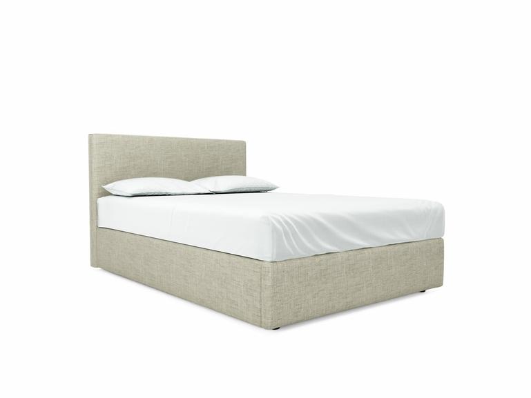 Burdock Double Ottoman In Dove fabric