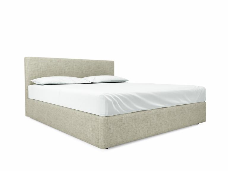 Burdock Super King Size Ottoman In Dove fabric