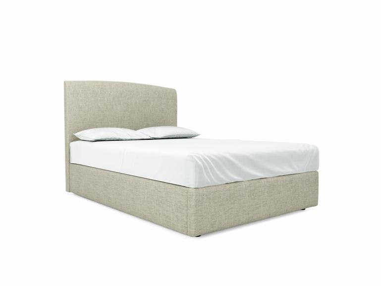 Dahlia Double Ottoman In Dove fabric