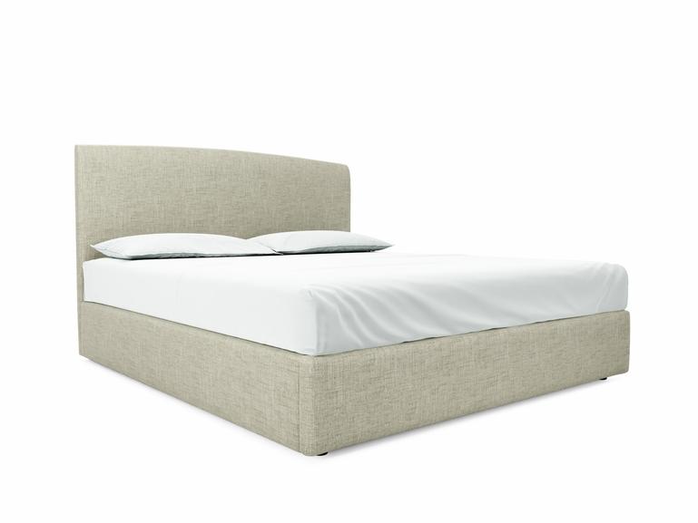 Dahlia Super King Size Ottoman In Dove fabric
