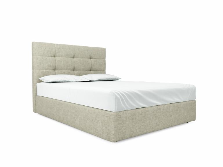 Iris King Size Ottoman In Dove fabric