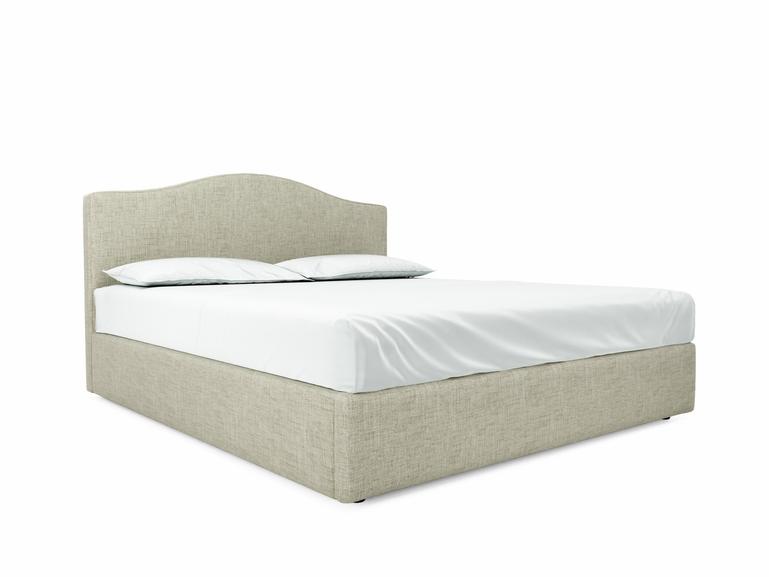 Primrose Super King Size Ottoman In Dove fabric