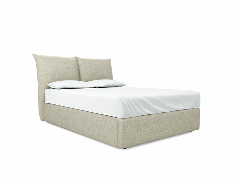 Willow Double Ottoman In Dove fabric