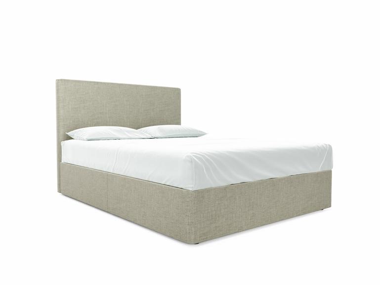 Burdock (Mid) King Size Divan In Dove fabric