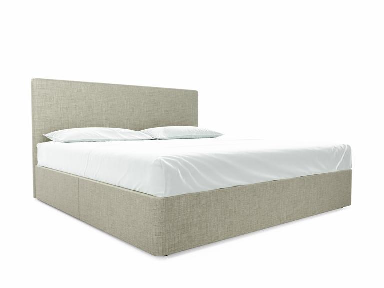 Burdock (Mid) Emperor Divan In Dove fabric