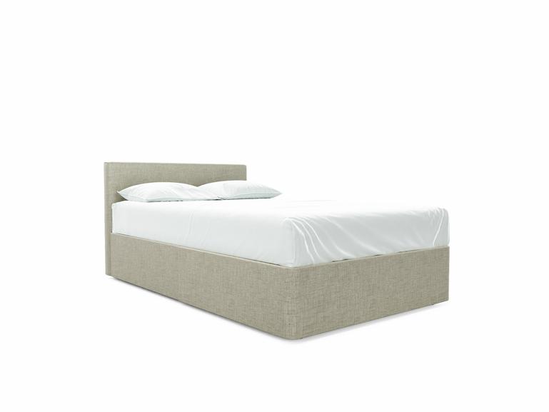 Burdock (Short) Small Double Divan In Dove fabric